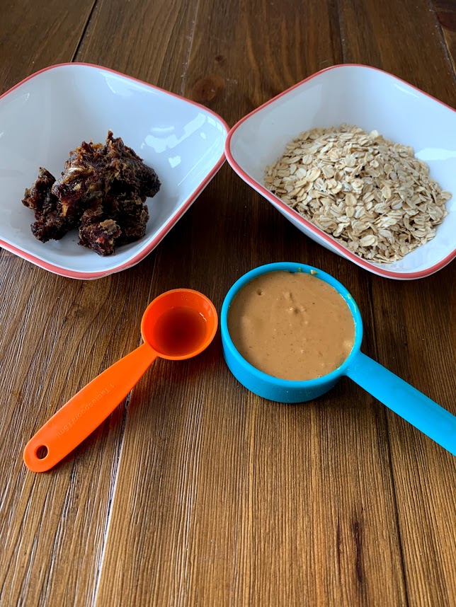 ingredients for raw peanut butter cookies