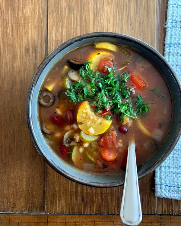 vegan minestrone soup