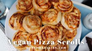 Vegan pizza scrolls